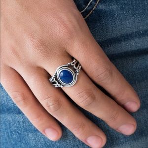 Peacefully Peaceful blue ring